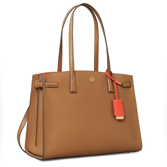 ⚡️ NWT Tory Burch Walker Leather Satchel - Picture 2 of 15